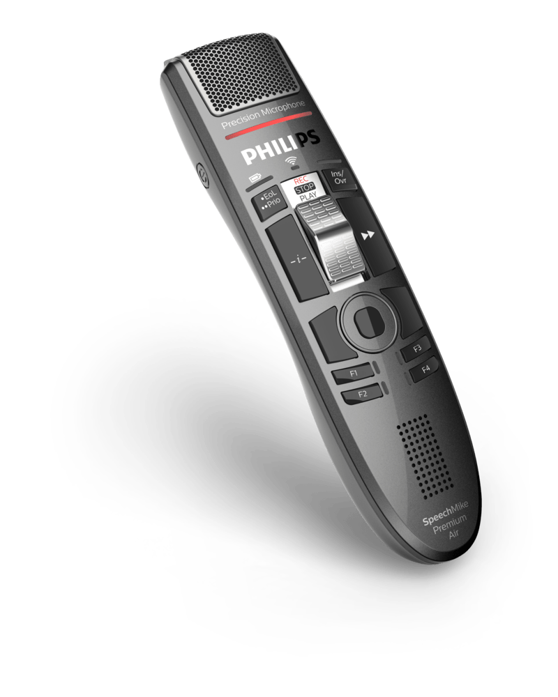 Philips Speechmike Premium Air SMP4010 Wireless Speech Recognition Microphone
