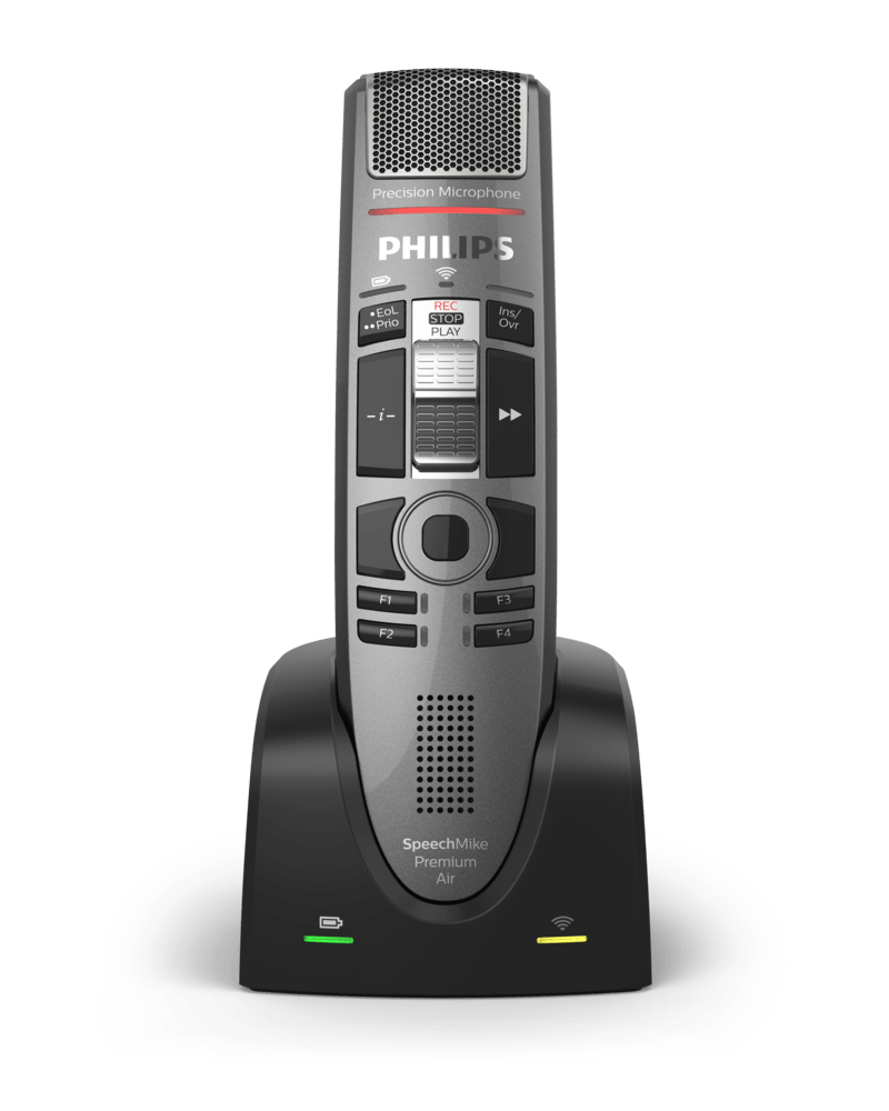 Philips Speechmike Premium Air SMP4010 Wireless Speech Recognition Microphone